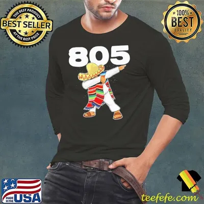 California Area Code 805 Cinco de Mayo D Dabbing shirt
