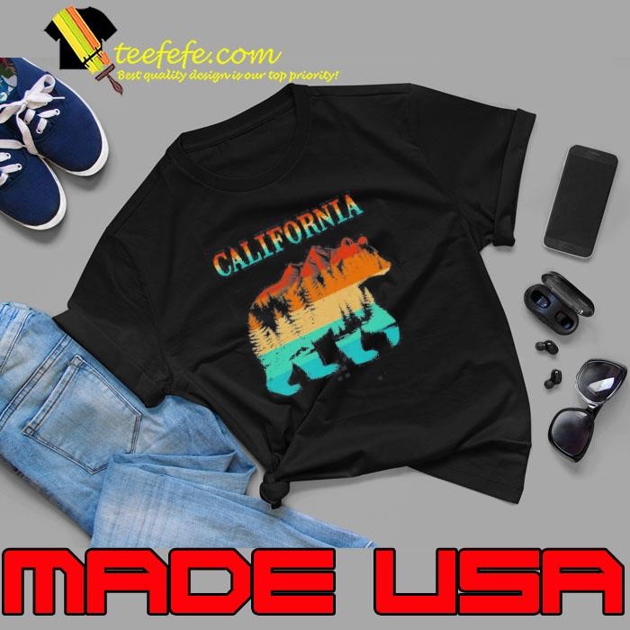 California Bear Vintage Retro Nature Hiking Souvenir Unisex