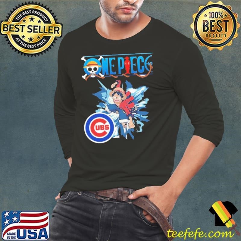 Chicago Cubs One Piece Monkey D. Luffy shirt