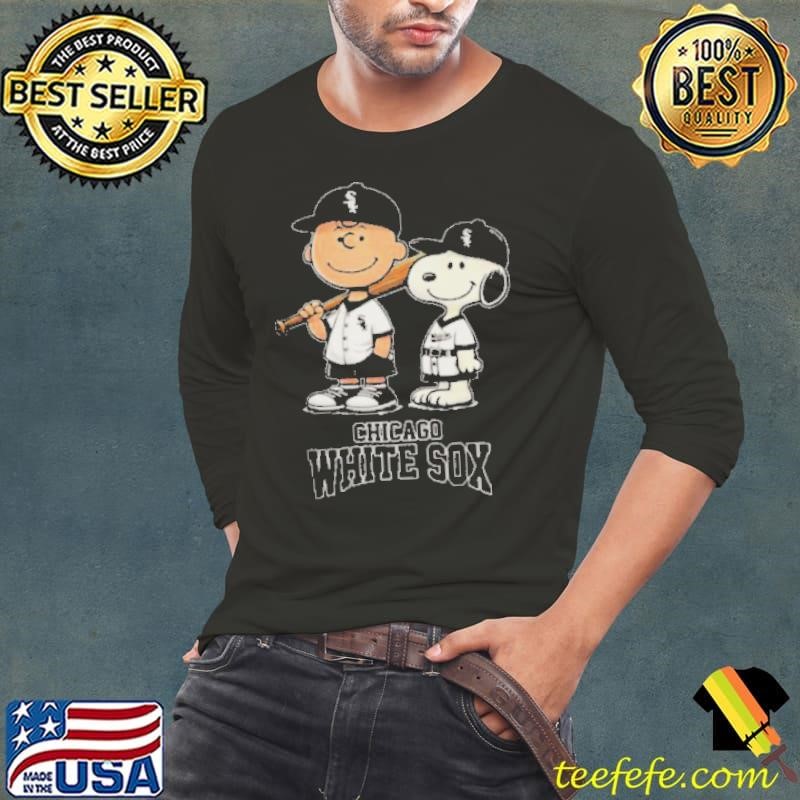 Chicago White Sox Snoopy And Charlie Brown Playing Baseball 2025 Shirt