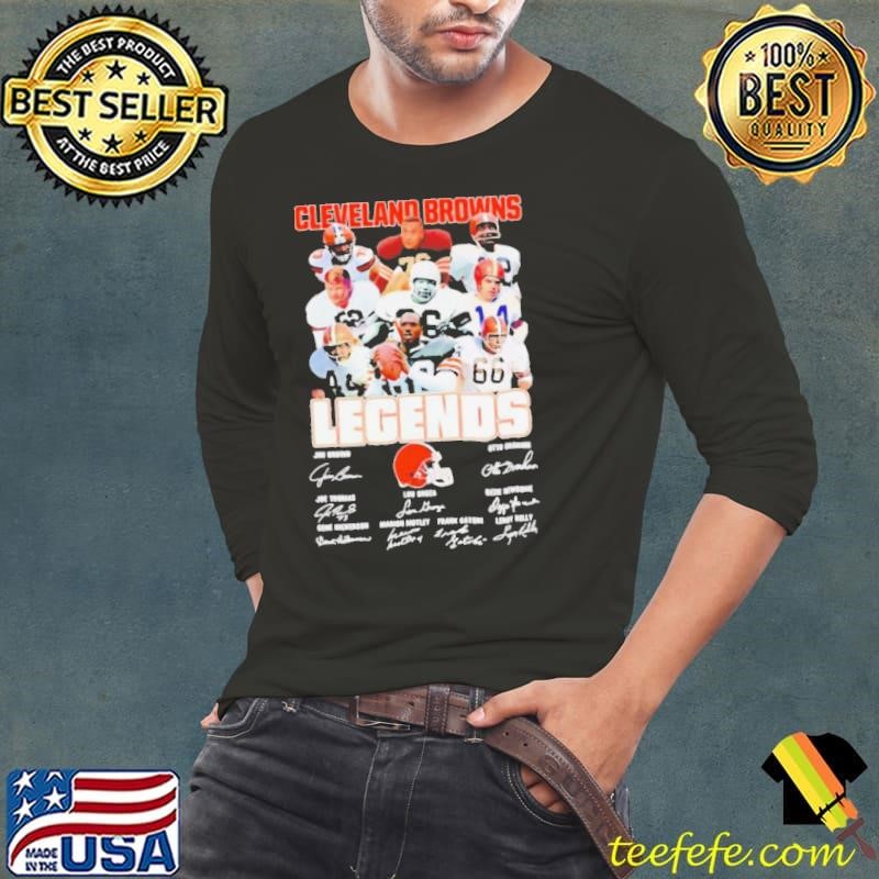 Cleveland Browns Legends players signature shirt