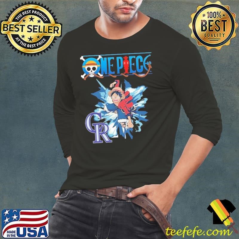 Colorado Rockies One Piece Monkey D. Luffy shirt