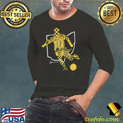 Columbus Ohio Soccer Signature Maps shirt