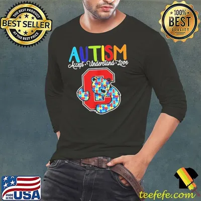 Cornell Big Red Autism accept understand love shirt