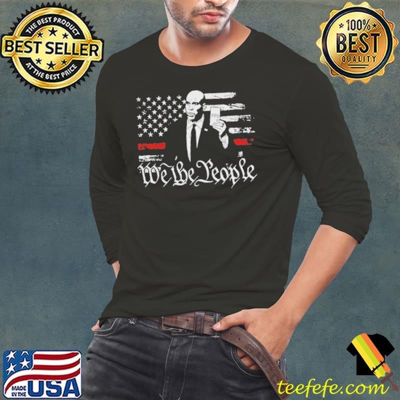 Cory Booker we the people FDT card American flag shirt