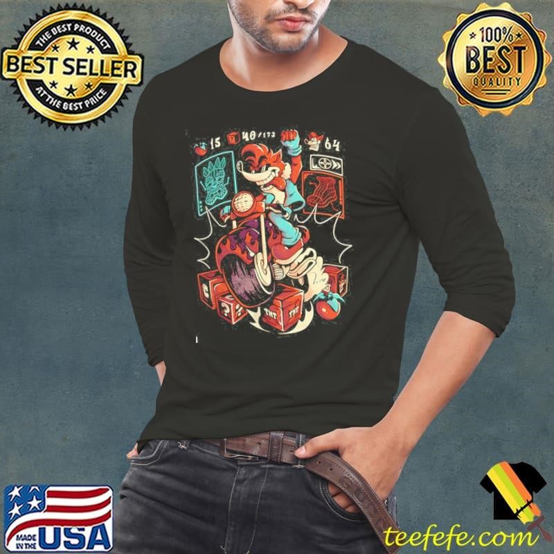 Crash Bandicoot Cybercoot shirt
