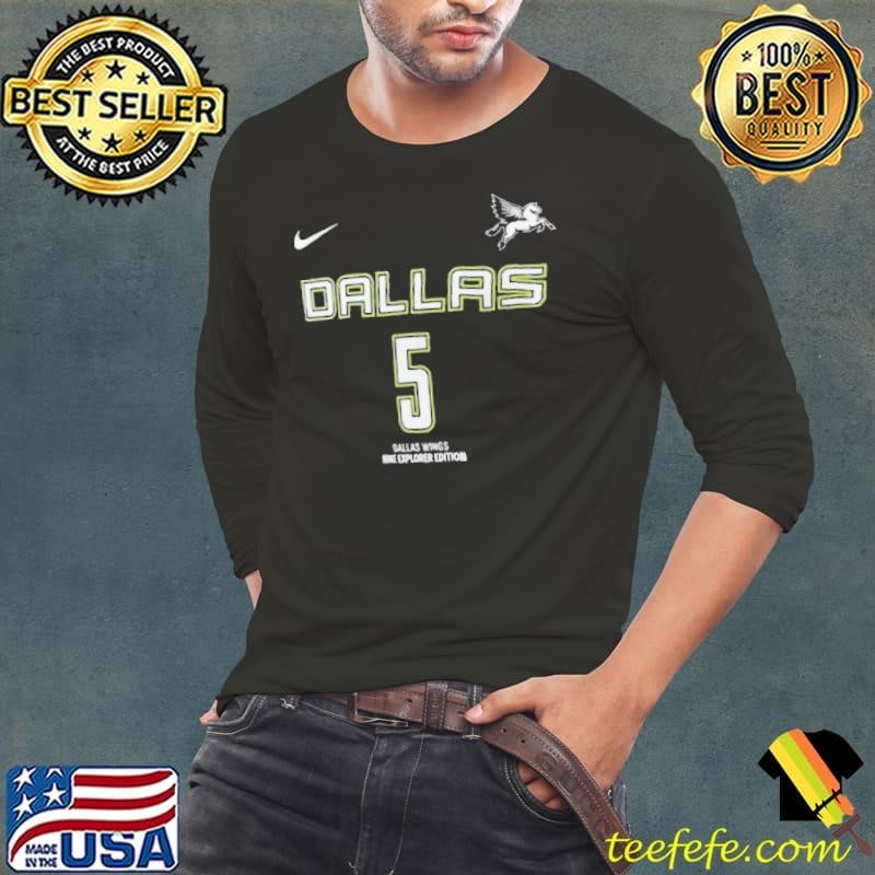 Dallas Wings Paige Bueckers Nike 2025 WNBA Draft Explorer Edition Name & Number shirt