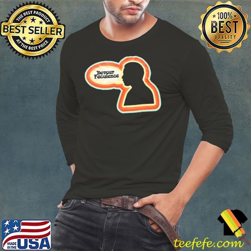 Devour Feculence speech bubble retro Long Sleeve Tee