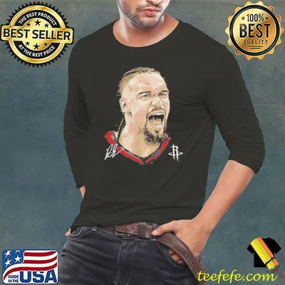 Dillon Brooks Houston Rockets MLB Basketball Player Portrait Signature Shirt