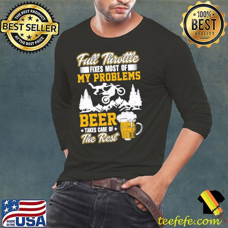 Dirt Bike Motocross Full Throttle Adventure Life Shirt