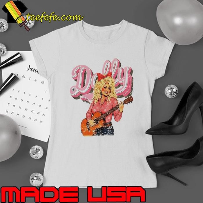 Dolly Parton play guitar Ladies tee
