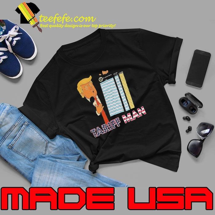 Donald Trump tariff Man tour american flag Unisex