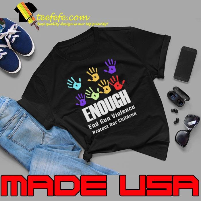 End Violence And Protect Our Children Hands Color Unisex