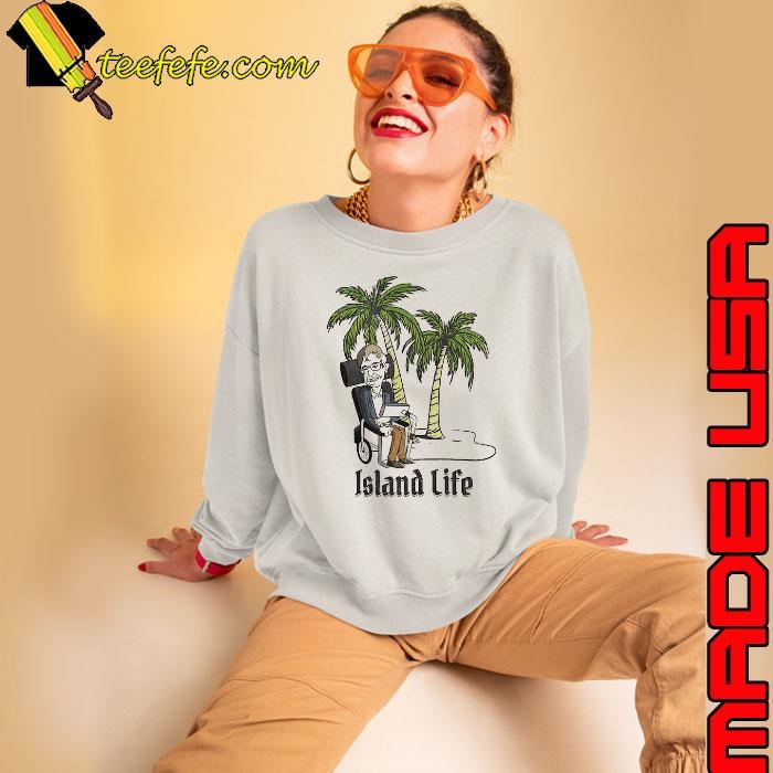 Epstein Island Stephen Hawking Palms Tree shirt