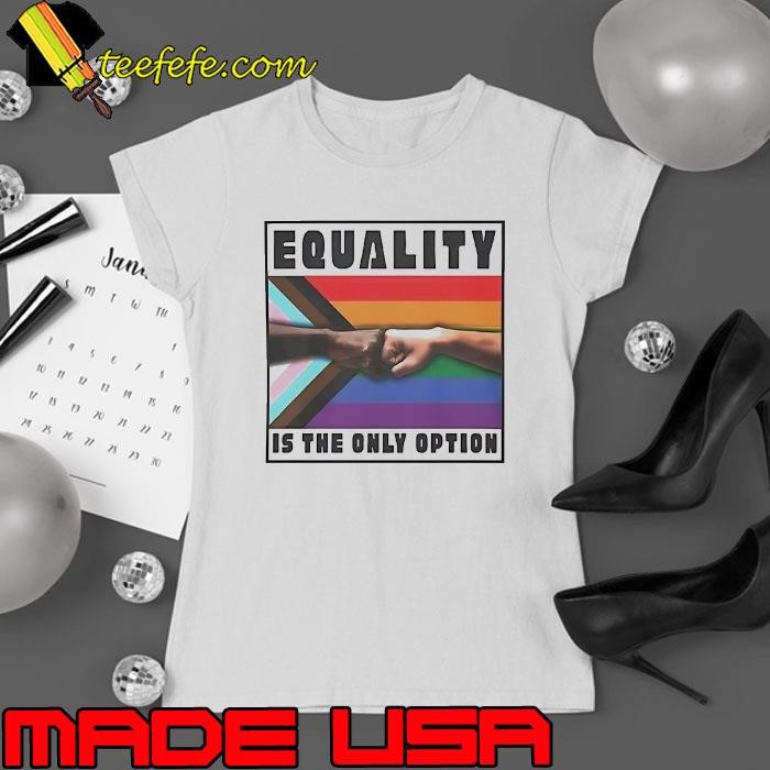 Equality is the only option lgbt Ladies tee