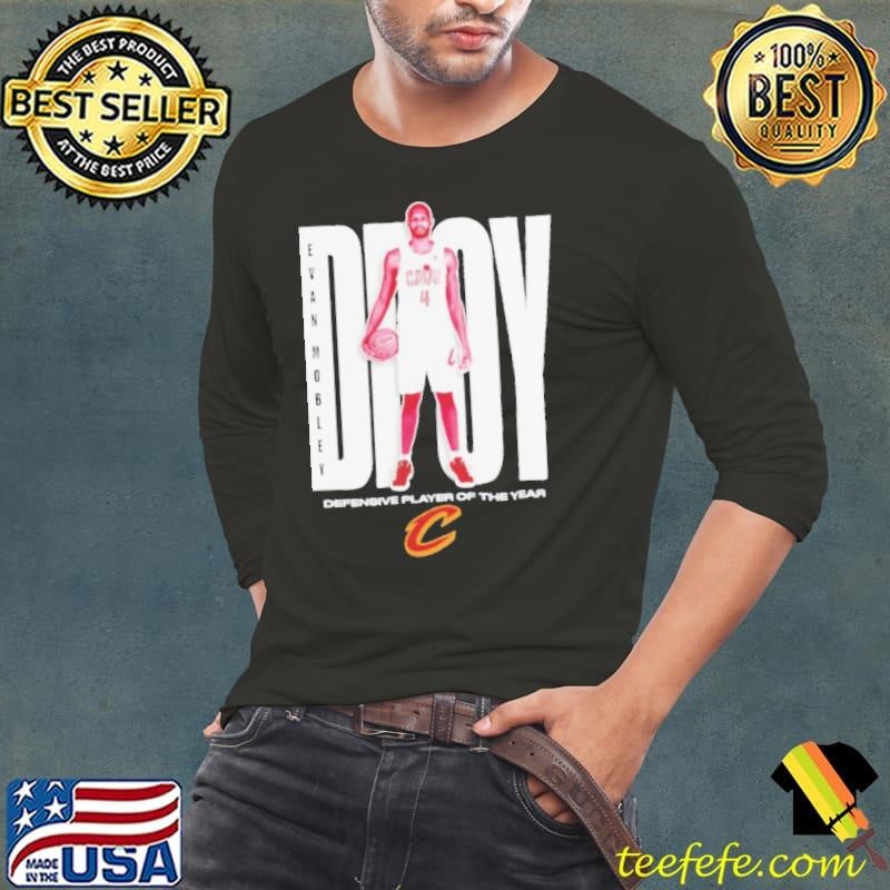 Evan Mobley Cleveland Cavaliers 2025 NBA Defensive Player of the Year Long Sleeve Tee