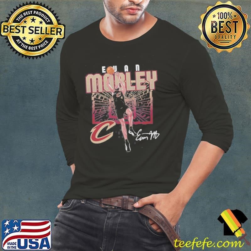 Evan Mobley Cleveland Cavaliers MLB Basketball Player Shattered Signature Shirt