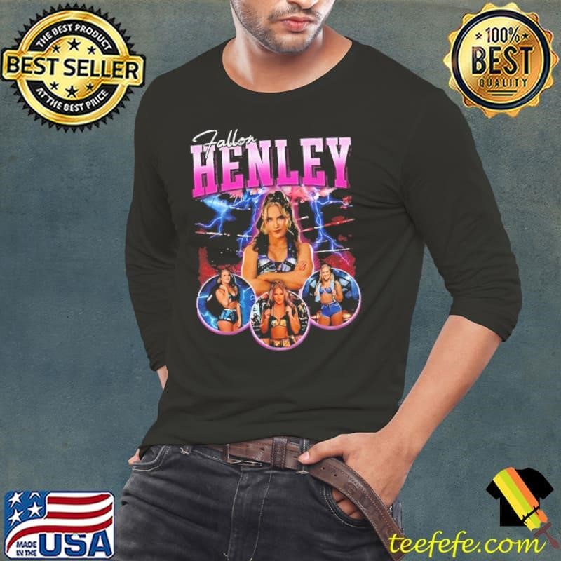 Fallon Henley WWE bootleg lightning shirt