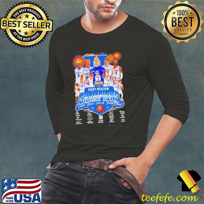 Final Four East Region Champions Duke Blue Devils Basketball 2025 Long Sleeve Tee