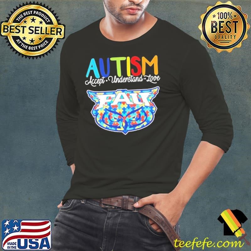 Florida Atlantic Owls Autism accept understand love shirt