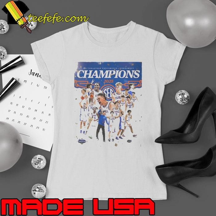 Florida Gators Southeastern Conference Tournament Champions 2025 Ladies tee