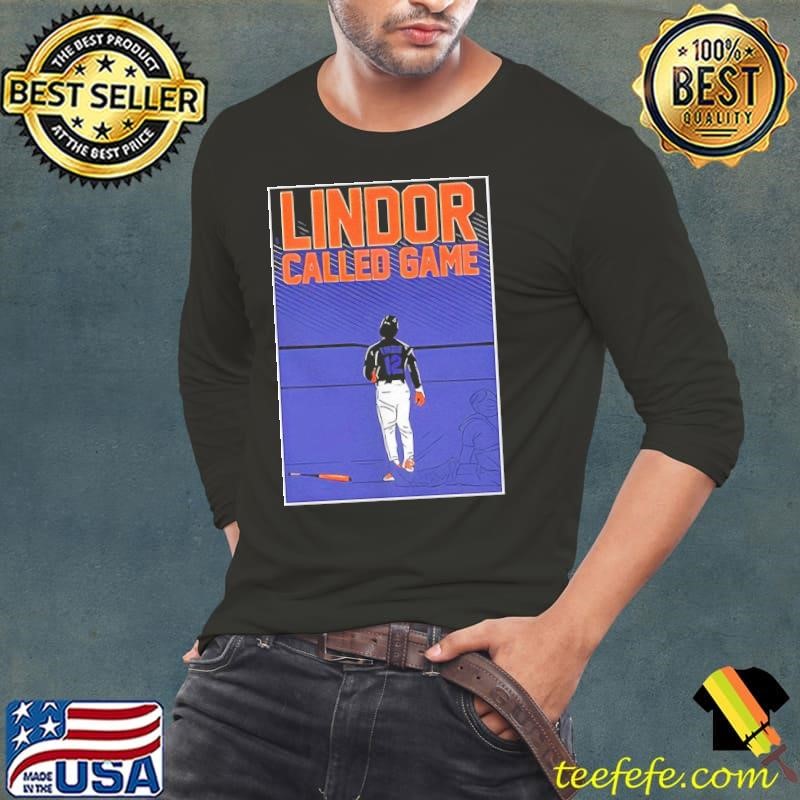 Francisco Lindor called game shirt