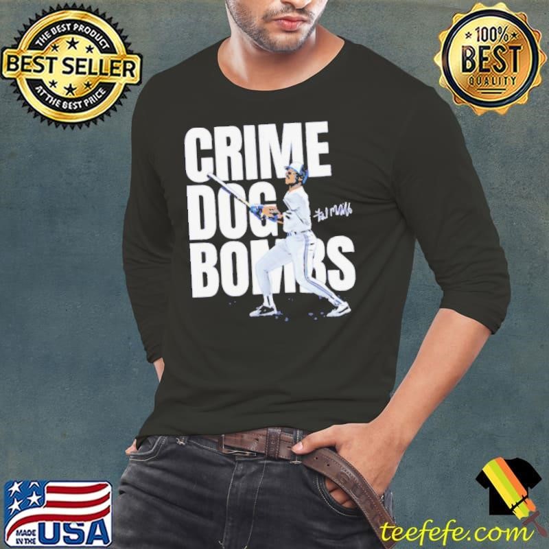 Fred McGriff Toronto Crime Dog signature shirt