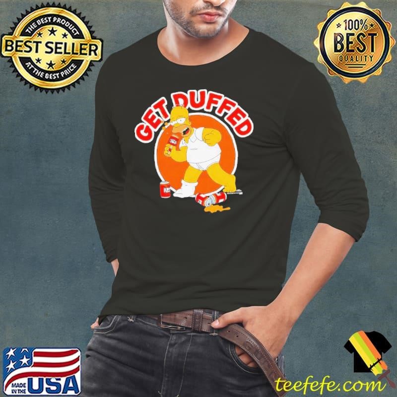 Get Duffed The Simpsons Homer Long Sleeve Tee