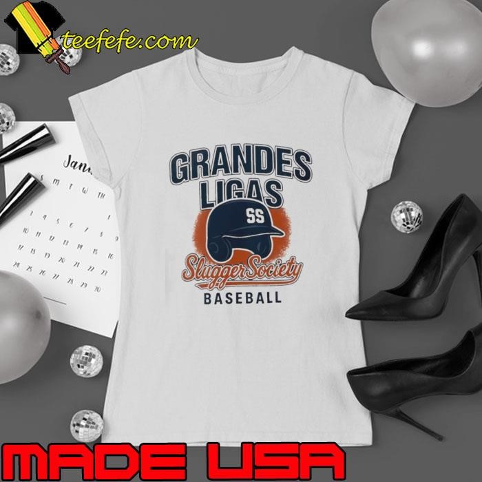 Grandes Ligas Slagger Society Baseball helmet Ladies tee