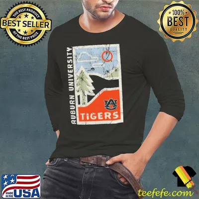 Graphite Auburn Tigers Comfort Colors Minimal Vista Distressed shirt