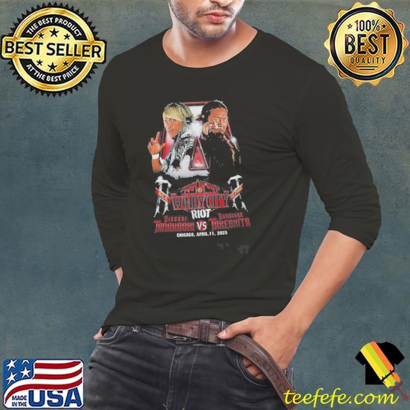 Hiroshi Tanahashi Vs Konosuke Windy City Riot 2025 Shirt