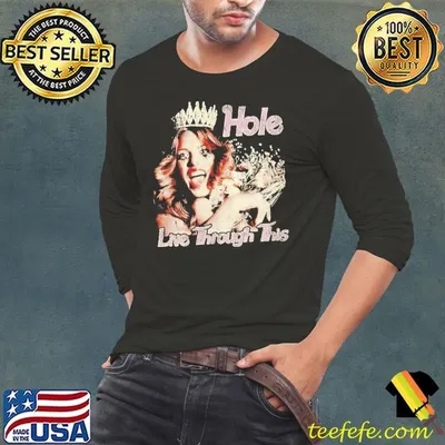 Hole live through this vintage shirt