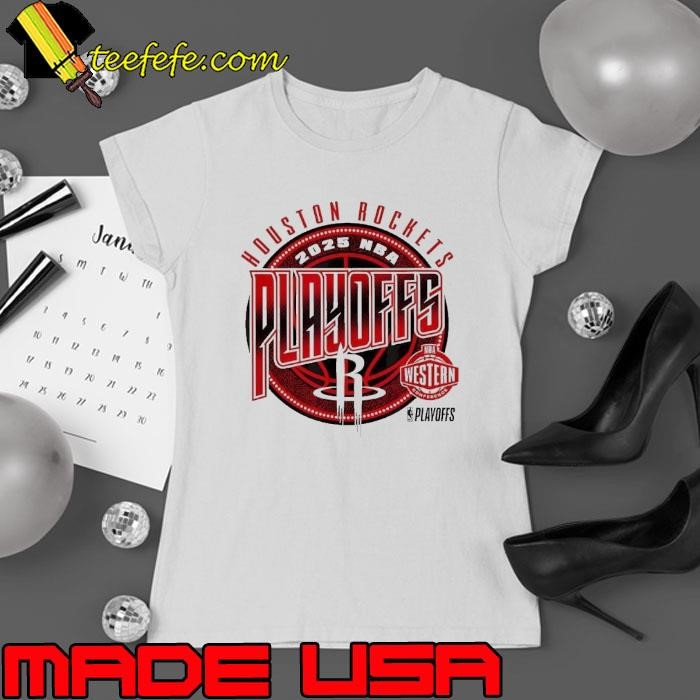 Houston Rockets 2025 NBA Playoffs Game Day Ladies tee