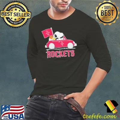 Houston Rockets snoopy go by car shirt