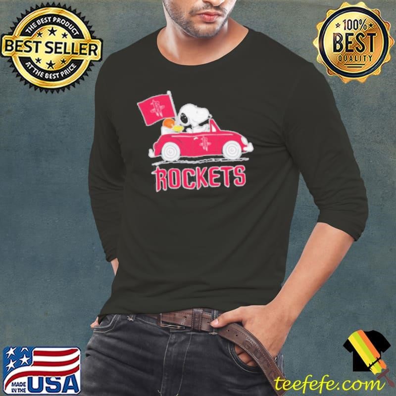 Houston Rockets snoopy go by car shirt