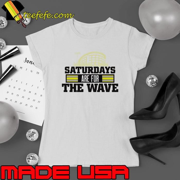 Iowa Hawkeyes saturdays are for the wave Ladies tee