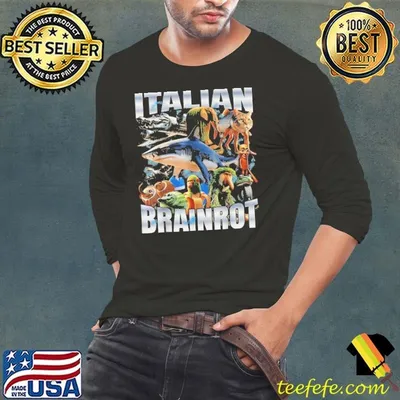 Italian Brainrot Memes Shark shirt