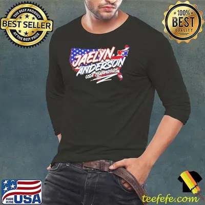 Jaelyn Anderson USA Team 2025 American Flag shirt
