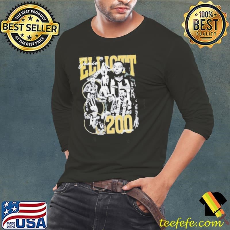 Jamie Elliott 200 Collingwood shirts Long Sleeve Tee