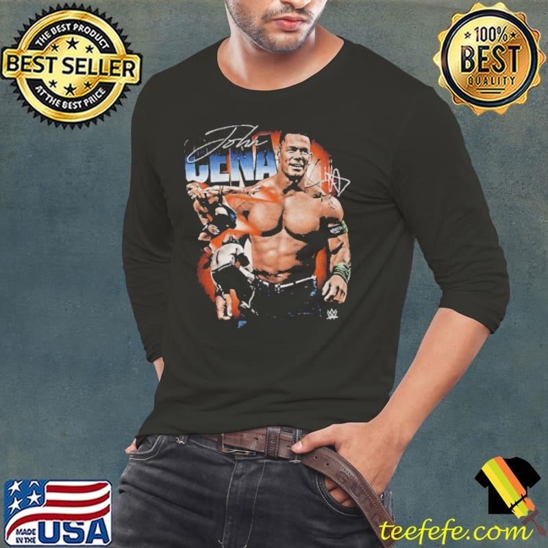 John Cena WWE signature vintage superstar Long Sleeve Tee
