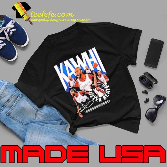 Kawhi Leonard Buzzer-beater Clippers Playoffs 2025 signature shirt