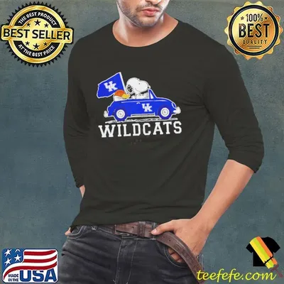 Kentucky Wildcats Snoopy Go By Car Shirt