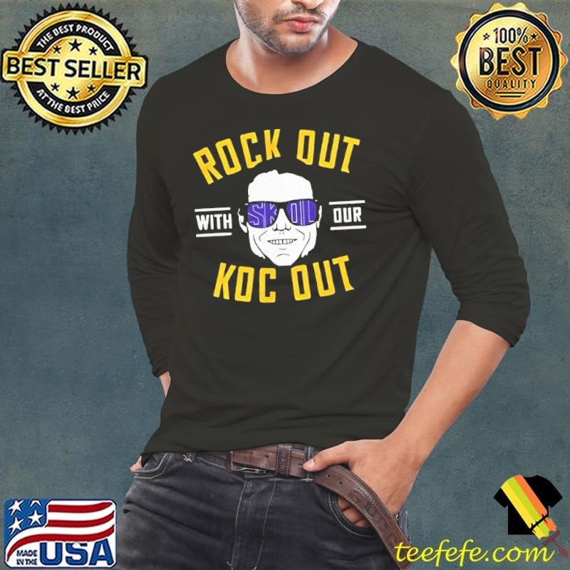 Kevin O’Connell Minnesota Vikings rock out with our koc out shirt