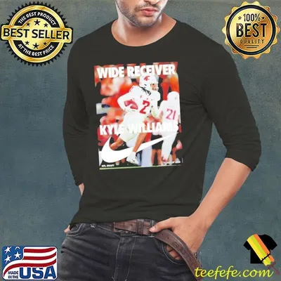 Kyle Williams Wide Receiver NFL Draft class of 2025 shirt