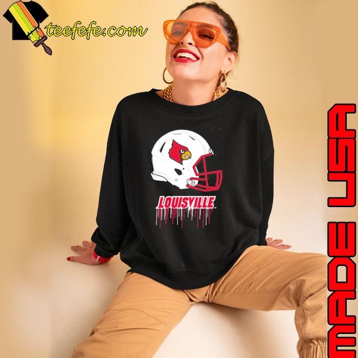 Louisville Cardinals Infant Dripping Football Sweatshirt