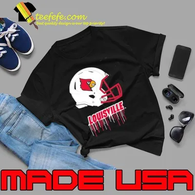 Louisville Cardinals Infant Dripping Football Shirt