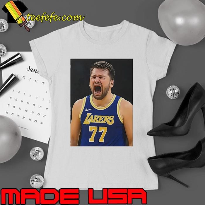 Luka Doncic Crying Meme Ladies tee