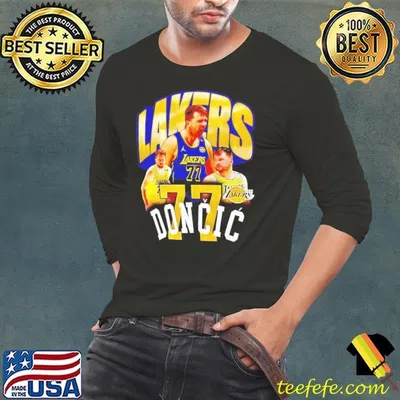 Luka Dončić Los Angeles Lakers NBA basketball player notorious 4.0 shirt