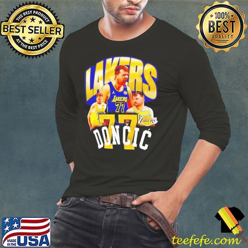 Luka Dončić Los Angeles Lakers NBA basketball player notorious 4.0 shirt