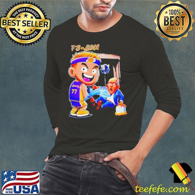 Luka Kicked Dallas Fire Nico Cartoon shirt